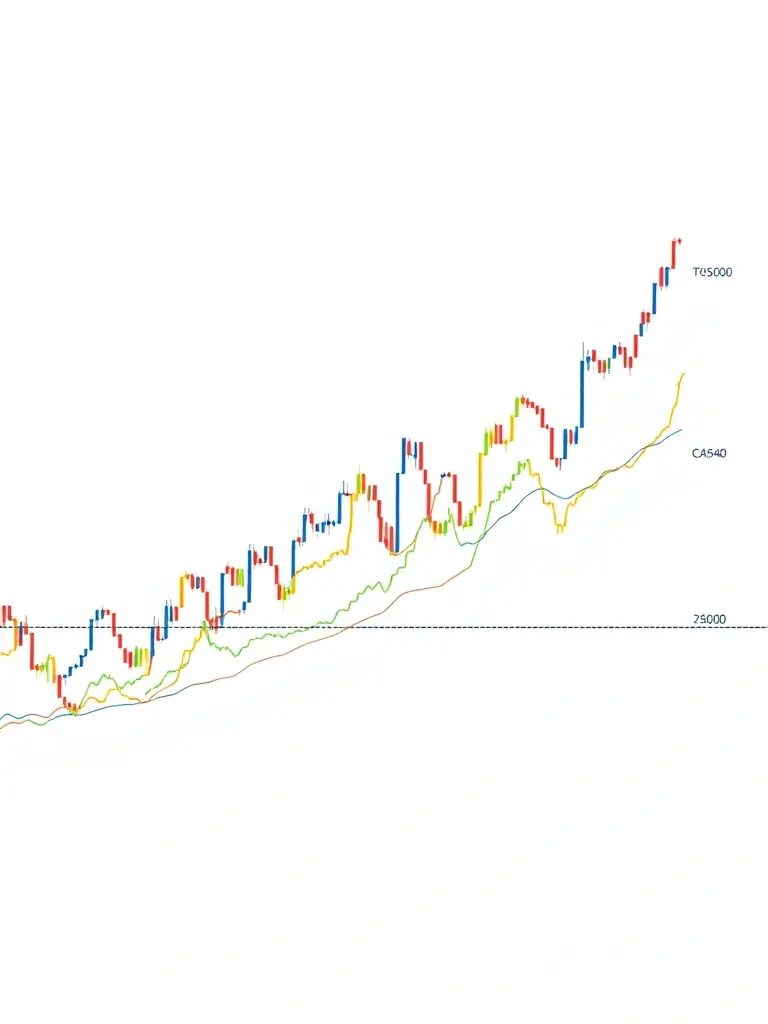A graph showing the price of CAKE token fluctuating, with upward trends highlighted.